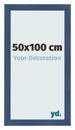 Fotokader 50x100cm Donkerblauw Geveegd MDF Pisa Voorzijde Maat | Yourdecoration.be
