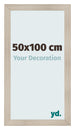 Fotokader 50x100cm Eiken Licht MDF Pisa Voorzijde Maat | Yourdecoration.be
