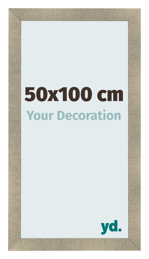 Fotokader 50x100cm Goud Antiek MDF Pisa Voorzijde Maat | Yourdecoration.be
