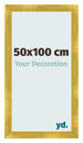 Fotokader 50x100cm Goud Vintage MDF Pisa Voorzijde Maat | Yourdecoration.be
