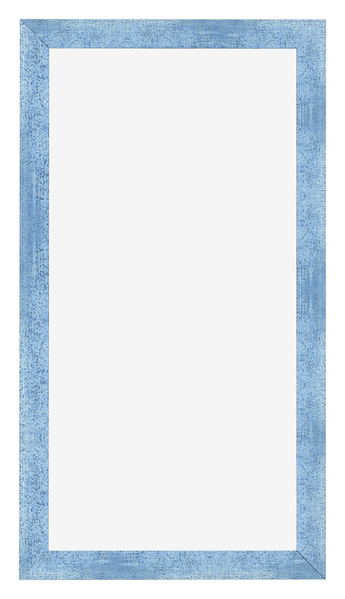 Fotokader 50x100cm Helder Blauw Geveegd MDF Pisa Voorzijde | Yourdecoration.be