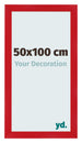 Fotokader 50x100cm Rood MDF Pisa Voorzijde Maat | Yourdecoration.be