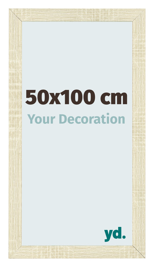 Fotokader 50x100cm Sonoma Eiken MDF Pisa Voorzijde Maat | Yourdecoration.be