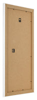 Fotokader 50x100cm Wit Hoogglans MDF Pisa Achterzijde Schuin | Yourdecoration.be