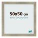 Fotokader 50x50cm Goud Antiek MDF Pisa Voorzijde Maat | Yourdecoration.be