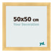 Fotokader 50x50cm Goud Mat MDF Pisa Voorzijde Maat | Yourdecoration.be