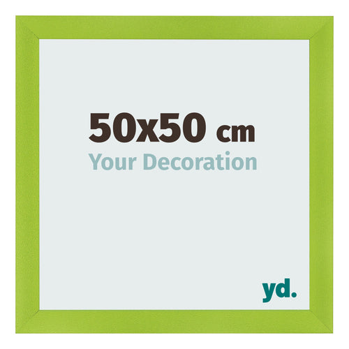 Fotokader 50x50cm Groen MDF Pisa Voorzijde Maat | Yourdecoration.be