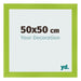Fotokader 50x50cm Groen MDF Pisa Voorzijde Maat | Yourdecoration.be