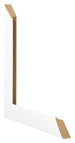 Fotokader 50x50cm Wit Mat MDF Pisa Detail Doorsnede | Yourdecoration.be