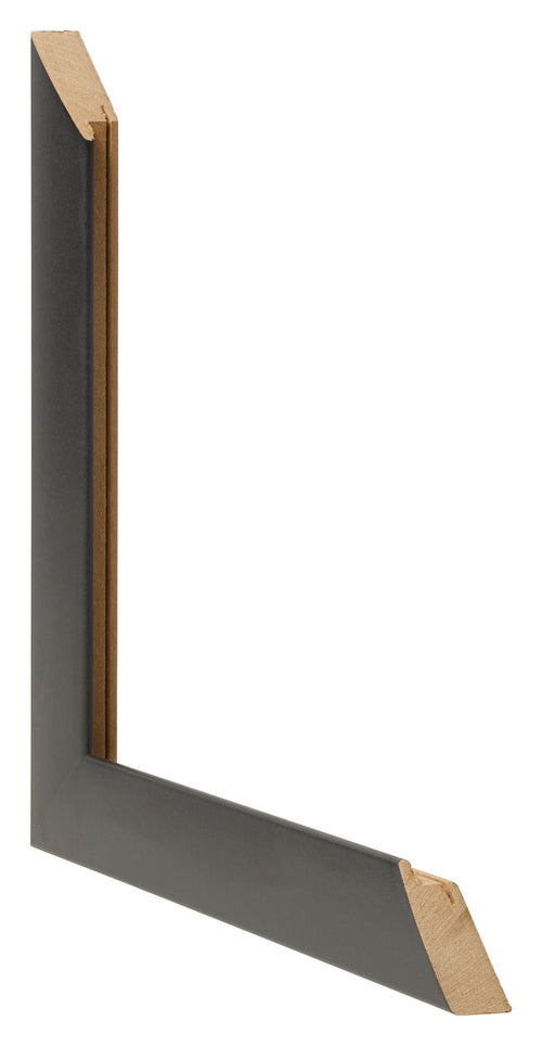 Fotokader 50x50cm Zwart Mat MDF Pisa Detail Doorsnede | Yourdecoration.be