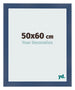 Fotokader 50x60cm Donkerblauw Geveegd MDF Pisa Voorzijde Maat | Yourdecoration.be