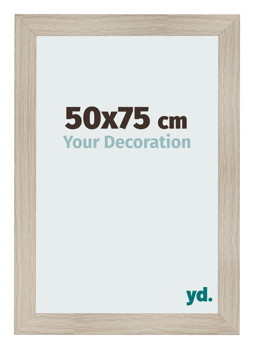 Fotokader 50x75cm Eiken Licht MDF Pisa Voorzijde Maat | Yourdecoration.be