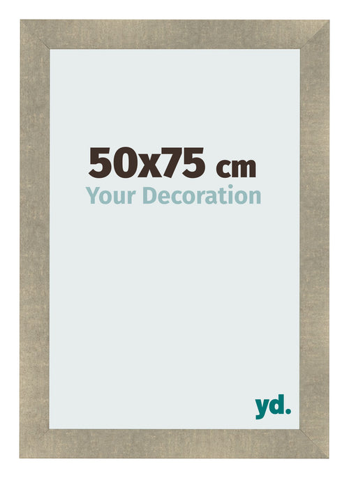 Fotokader 50x75cm Goud Antiek MDF Pisa Voorzijde Maat | Yourdecoration.be