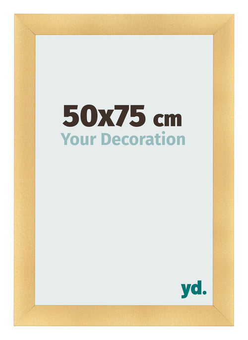 Fotokader 50x75cm Goud Mat MDF Pisa Voorzijde Maat | Yourdecoration.be