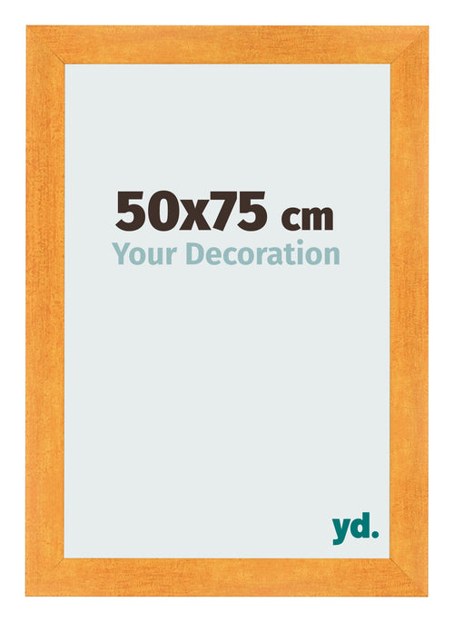 Fotokader 50x75cm Oranje MDF Pisa Voorzijde Maat | Yourdecoration.be