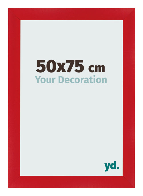 Fotokader 50x75cm Rood MDF Pisa Voorzijde Maat | Yourdecoration.be