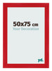Fotokader 50x75cm Rood MDF Pisa Voorzijde Maat | Yourdecoration.be