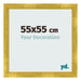 Fotokader 55x55cm Goud Vintage MDF Pisa Voorzijde Maat | Yourdecoration.be