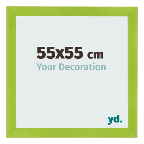 Fotokader 55x55cm Groen MDF Pisa Voorzijde Maat | Yourdecoration.be