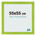 Fotokader 55x55cm Groen MDF Pisa Voorzijde Maat | Yourdecoration.be