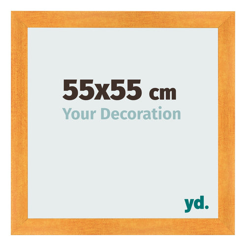 Fotokader 55x55cm Oranje MDF Pisa Voorzijde Maat | Yourdecoration.be