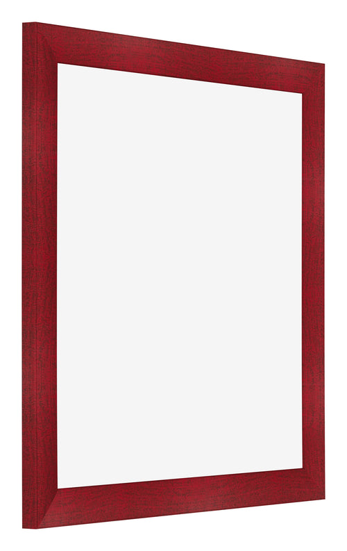 Fotokader 55x55cm Wijnrood Geveegd MDF Pisa Voorzijde Schuin | Yourdecoration.be