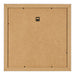 Fotokader 55x55cm Wit Hoogglans MDF Pisa Achterzijde | Yourdecoration.be