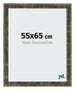 Fotokader 55x65cm Blauw Goud Gemeleerd MDF Pisa Voorzijde Maat | Yourdecoration.be