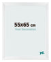 Fotokader 55x65cm Wit Hoogglans MDF Pisa Voorzijde Maat | Yourdecoration.be