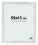 Fotokader 55x65cm Zilver Mat MDF Pisa Voorzijde Maat | Yourdecoration.be