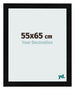 Fotokader 55x65cm Zwart Hoogglans MDF Pisa Voorzijde Maat | Yourdecoration.be
