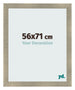 Fotokader 56x71cm Goud Antiek MDF Pisa Voorzijde Maat | Yourdecoration.be