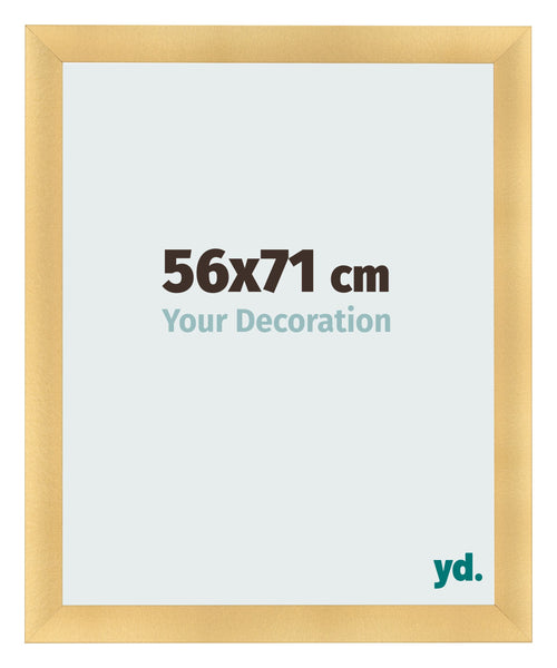 Fotokader 56x71cm Goud Mat MDF Pisa Voorzijde Maat | Yourdecoration.be