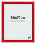 Fotokader 56x71cm Rood MDF Pisa Voorzijde Maat | Yourdecoration.be