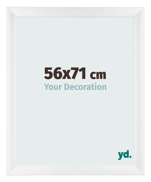 Fotokader 56x71cm Wit Hoogglans MDF Pisa Voorzijde Maat | Yourdecoration.be