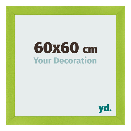 Fotokader 60x60cm Groen MDF Pisa Voorzijde Maat | Yourdecoration.be