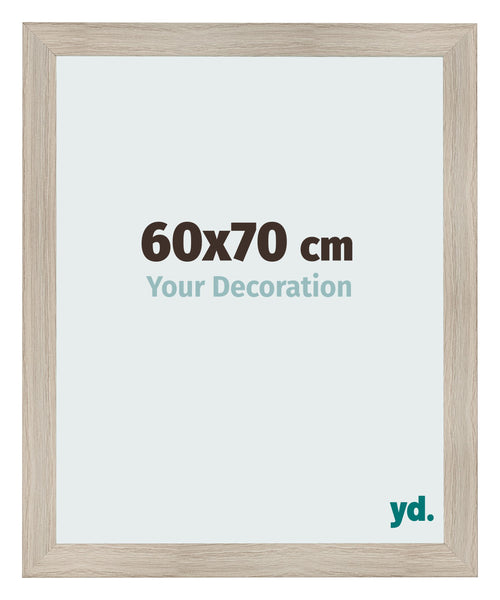 Fotokader 60x70cm Eiken Licht MDF Pisa Voorzijde Maat | Yourdecoration.be