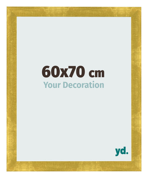 Fotokader 60x70cm Goud Vintage MDF Pisa Voorzijde Maat | Yourdecoration.be