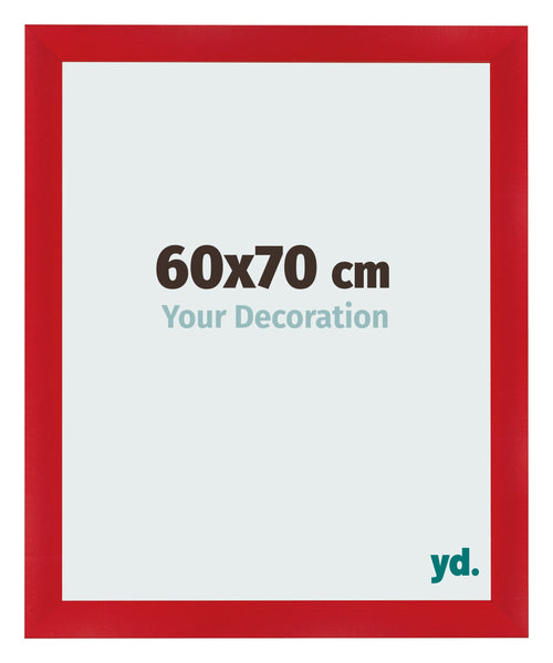 Fotokader 60x70cm Rood MDF Pisa Voorzijde Maat | Yourdecoration.be