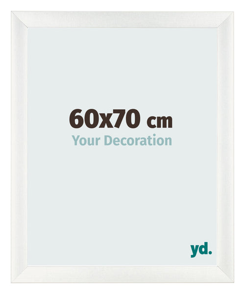 Fotokader 60x70cm Wit Geveegd MDF Pisa Voorzijde Maat | Yourdecoration.be