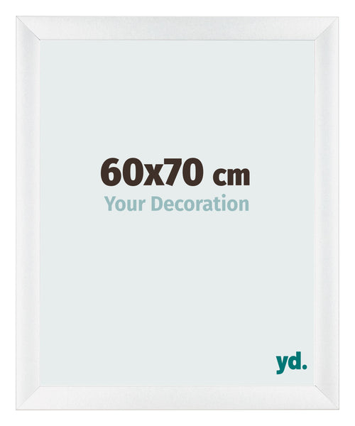 Fotokader 60x70cm Wit Hoogglans MDF Pisa Voorzijde Maat | Yourdecoration.be