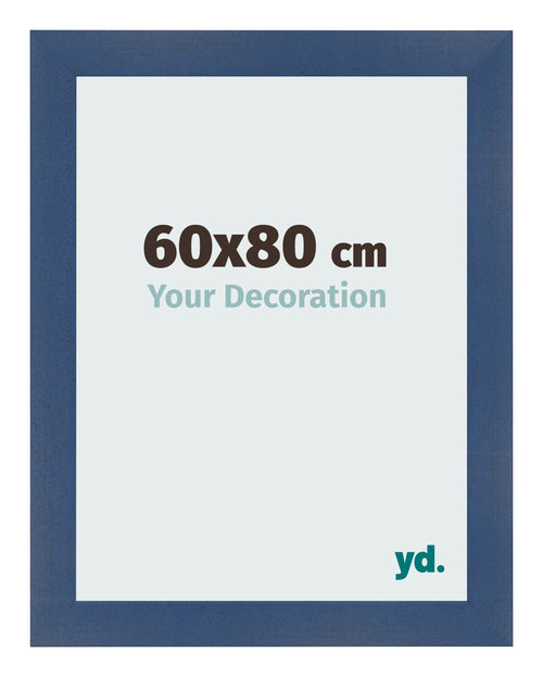 Fotokader 60x80cm Donkerblauw Geveegd MDF Pisa Voorzijde Maat | Yourdecoration.be