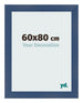 Fotokader 60x80cm Donkerblauw Geveegd MDF Pisa Voorzijde Maat | Yourdecoration.be