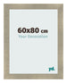 Fotokader 60x80cm Goud Antiek MDF Pisa Voorzijde Maat | Yourdecoration.be