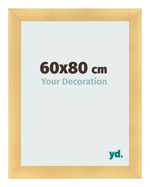 Fotokader 60x80cm Goud Mat MDF Pisa Voorzijde Maat | Yourdecoration.be