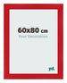 Fotokader 60x80cm Rood MDF Pisa Voorzijde Maat | Yourdecoration.be