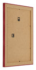 Fotokader 60x80cm Wijnrood Geveegd MDF Pisa Achterzijde Schuin | Yourdecoration.be