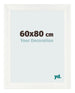Fotokader 60x80cm Wit Geveegd MDF Pisa Voorzijde Maat | Yourdecoration.be
