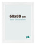 Fotokader 60x80cm Wit Hoogglans MDF Pisa Voorzijde Maat | Yourdecoration.be