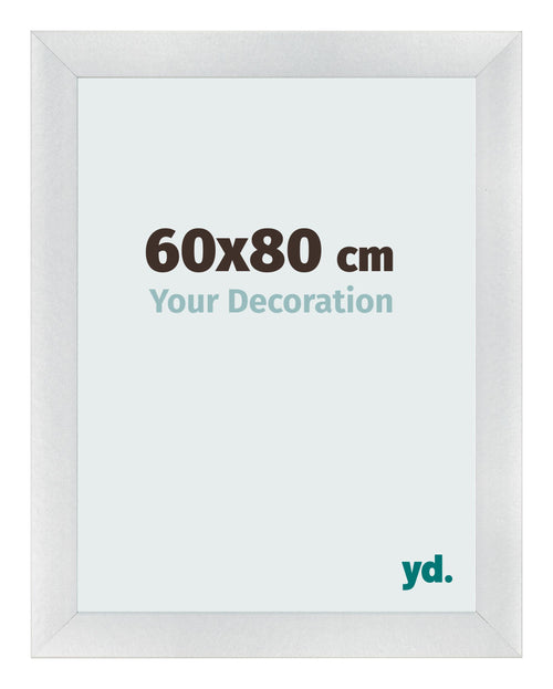 Fotokader 60x80cm Zilver Mat MDF Pisa Voorzijde Maat | Yourdecoration.be
